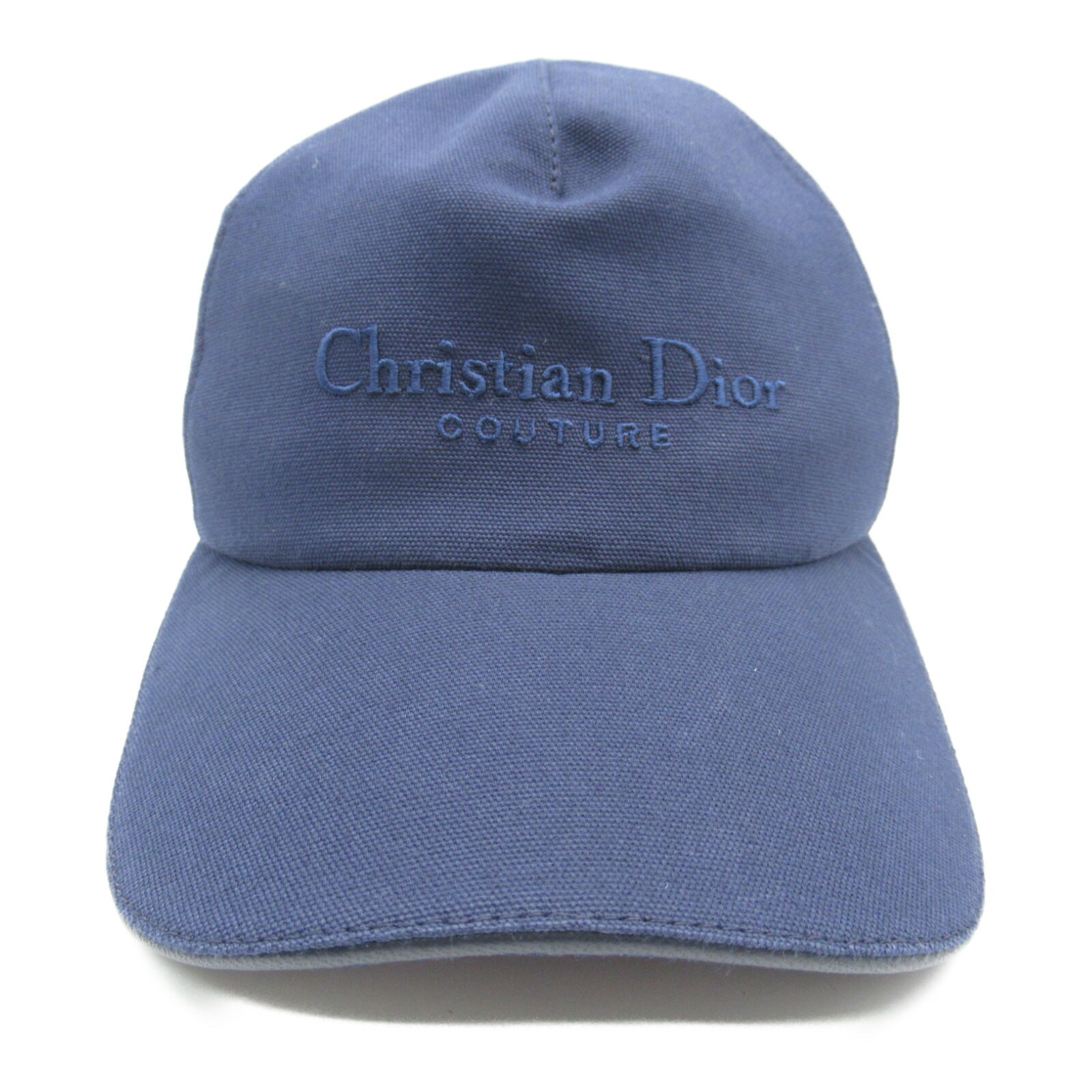 Dior Baseball Cap Hat Cotton Navy Blue